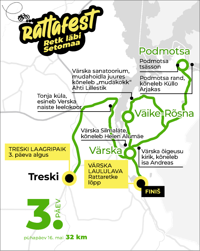 Rattafest kolmanda päeva kaart